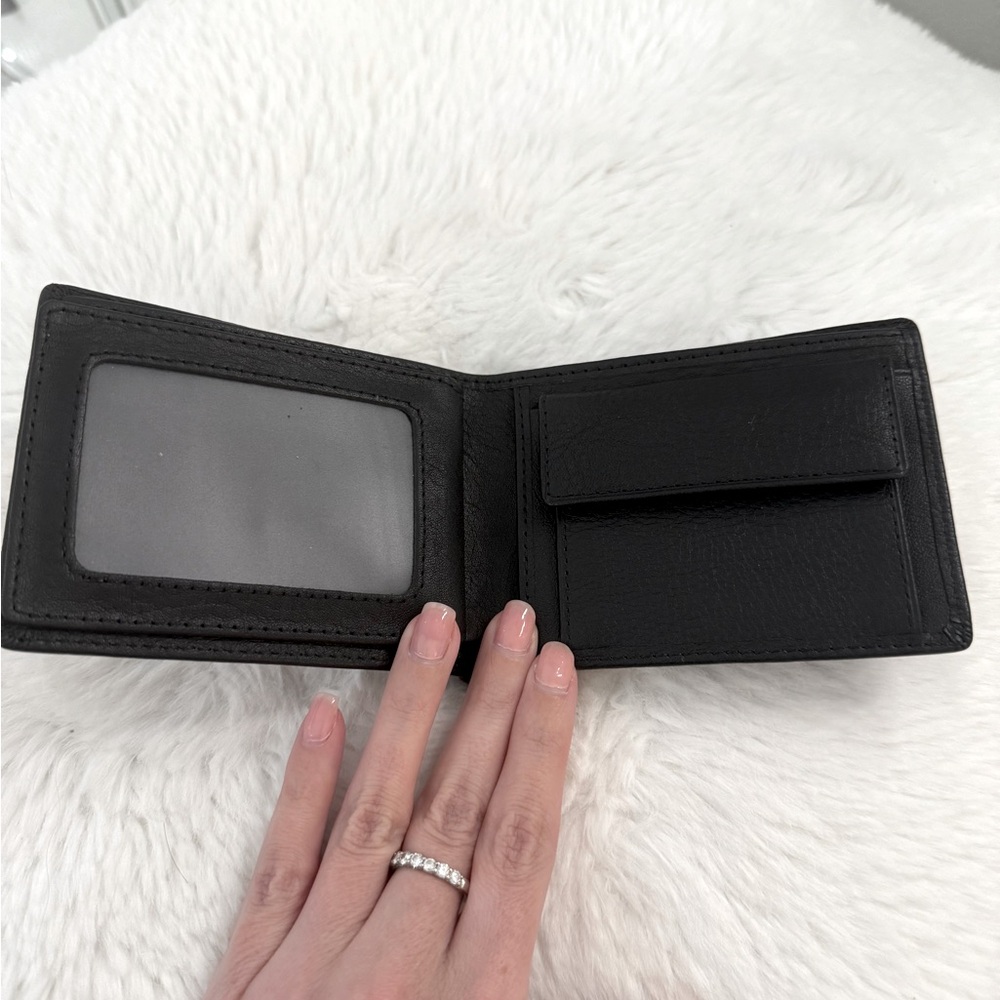Wallet black leather - Picture 3 of 5